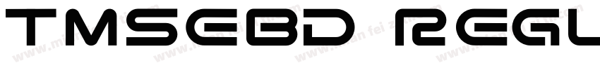 TmsEBD regular字体转换